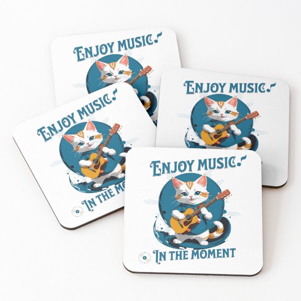 Item preview, Melodic Cats: Visual Serenade with Guitars designed and sold by Artedig.