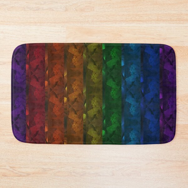 Item preview, Dark Rainbow Rose and Peony Photo Stripes - Flower Petal - Botanical Garden Pride designed and sold by SageFolio.