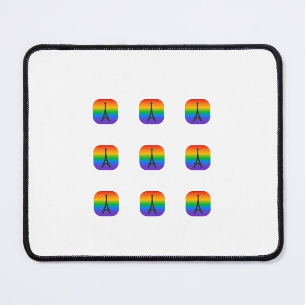 Artikelvorschau, Pariser Regenbogen-Eiffelturm-Paket entworfen und verkauft von Inspirationmotivation.
