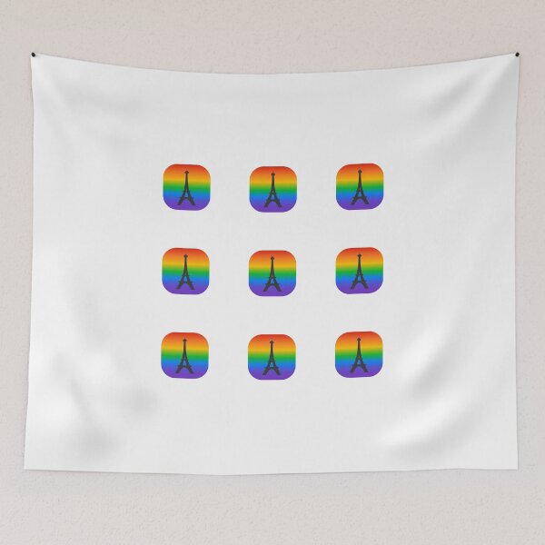 Item preview, Paris Rainbow Eiffel Tower Pack designed and sold by Inspirationmotivation.