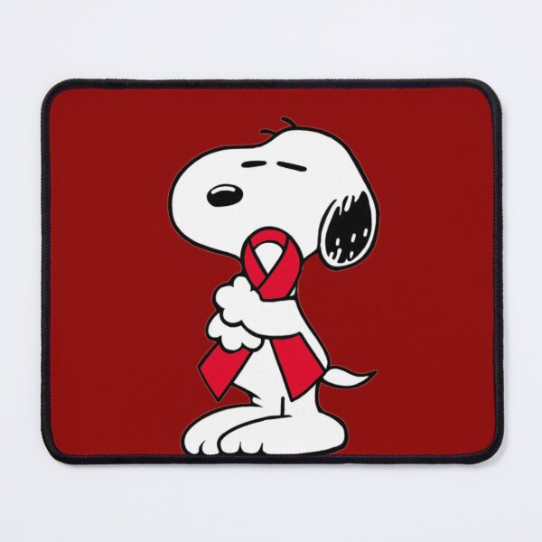 Item preview, Dog holding an awareness ribbon (Red) designed and sold by Chronic Illness Awareness Shop.