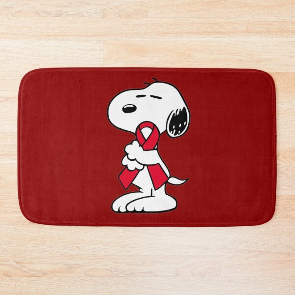 Item preview, Dog holding an awareness ribbon (Red) designed and sold by Chronic Illness Awareness Shop.