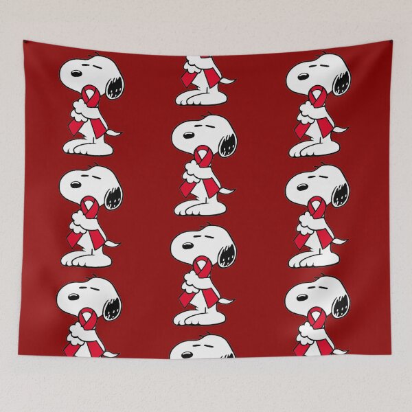 Item preview, Dog holding an awareness ribbon (Red) designed and sold by CaitlynConnor.