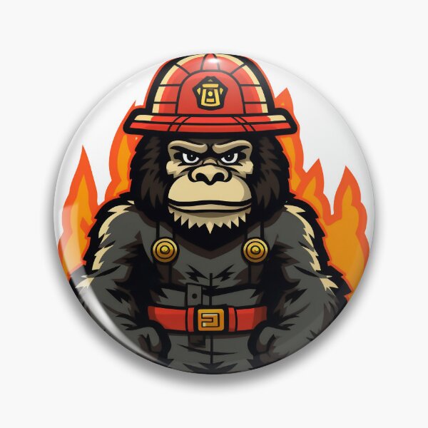 Item preview, firefighter gorilla designed and sold by javierparra.