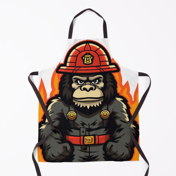 Item preview, firefighter gorilla designed and sold by javierparra.