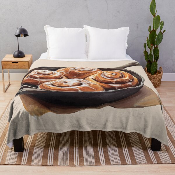 Item preview, Cinnamon Rolls In An Iron Cast Pan designed and sold by Alicia Chee.