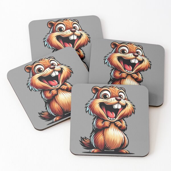 Item preview, Joyful Woodchuck - Burrowing Buddy with a Grin designed and sold by LumberEchoArts.