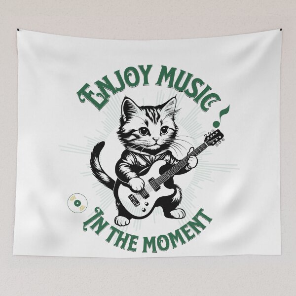 Item preview, Feline Style: Cats with Guitar in Digital designed and sold by Artedig.