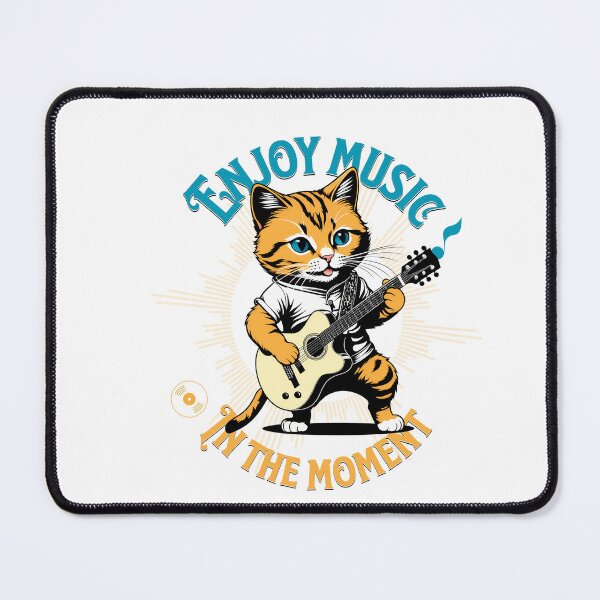 Item preview, Digital Charm: Cats with Guitar in Action designed and sold by Artedig.