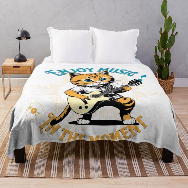 Item preview, Digital Charm: Cats with Guitar in Action designed and sold by Artedig.