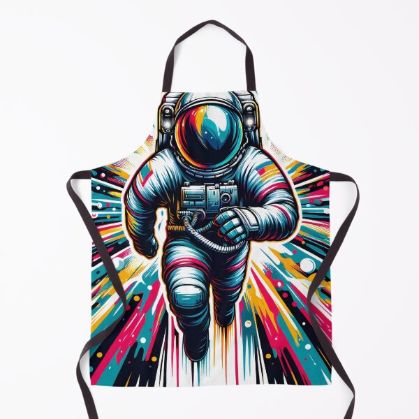 Item preview, Voyage Through Chromatic Spaceman Horizons: The Astronaut's Leap designed and sold by ArtComixHaven.