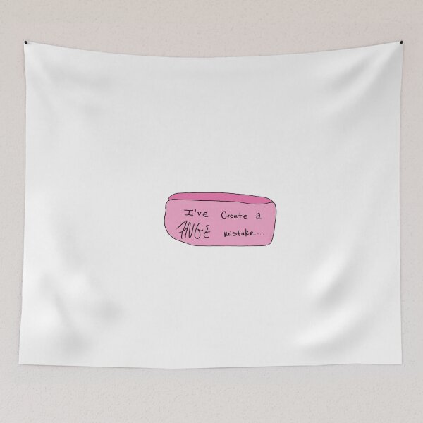 Item preview, cute eraser I create a huge mistake pink funny motivational  designed and sold by Gracie_Designs.