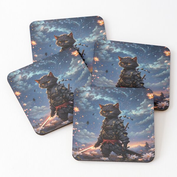 Item preview, Ninja cat at night designed and sold by T2-jn.