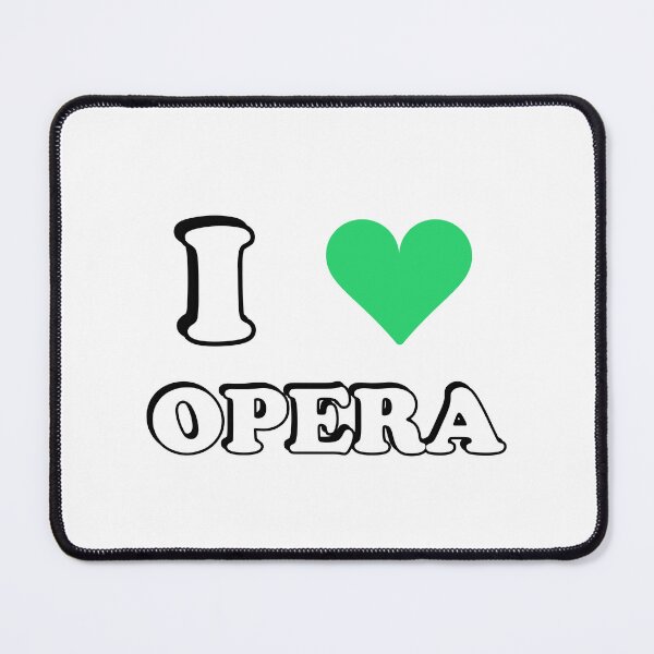 Item preview, I heart opera - I love opera designed and sold by Inspirationmotivation.