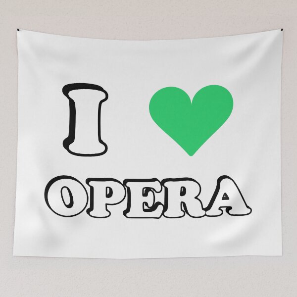 Item preview, I heart opera - I love opera designed and sold by Inspirationmotivation.