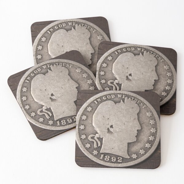 Item preview, 1892 Barber Quarter Well used designed and sold by coinsxcrochet.