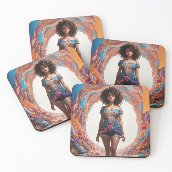 Item preview, Females Ethereal Walk Through Painter's Paradise designed and sold by ArtComixHaven.