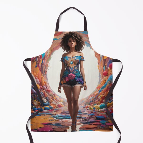 Item preview, Females Ethereal Walk Through Painter's Paradise designed and sold by ArtComixHaven.