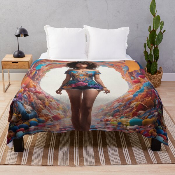 Item preview, Females Ethereal Walk Through Painter's Paradise designed and sold by ArtComixHaven.