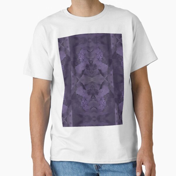 Flower Bat Face Illusion - Peony Photo - Original Abstract Botanical - Romantic Gothic Classic T-Shirt
