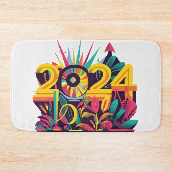 Item preview, Colorful new year 2024 designed and sold by LuckyFamily.