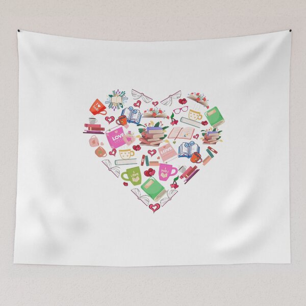 Item preview, Book Heart shirts Book Lovers women T-shirt designed and sold by TheChibuGroup.