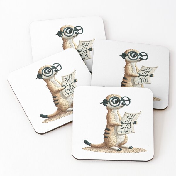 Item preview, Lost Meerkat Embroidery Design - #Adulting on His Own designed and sold by #Adulting Central.