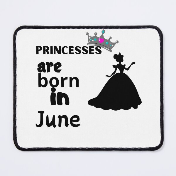 Item preview, princesses are born in june t-shirt designed and sold by stickersvnzla.