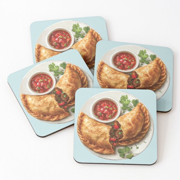 Item preview, Beef Empanada With Tomato Dipping Sauce designed and sold by Alicia Chee.