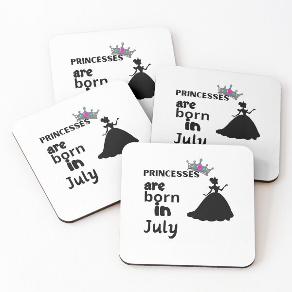 Item preview, princesses are born in july t-shirt designed and sold by stickersvnzla.