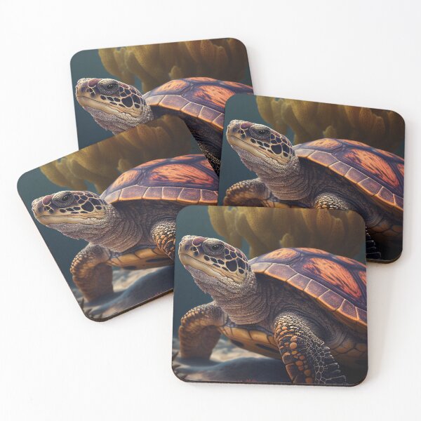 Item preview, Wildlife Artwork Abstract Art Hawksbill Sea Turtle Marine Animals Oil Painting A397 designed and sold by MPCFICTION.