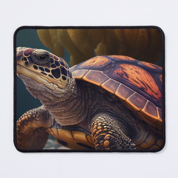 Item preview, Wildlife Artwork Abstract Art Hawksbill Sea Turtle Marine Animals Oil Painting A397 designed and sold by MPCFICTION.