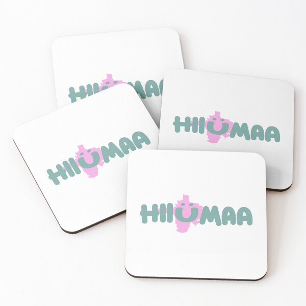 Item preview, Hiiumaa - island with smiley, pink-green:) designed and sold by rogueravenart.