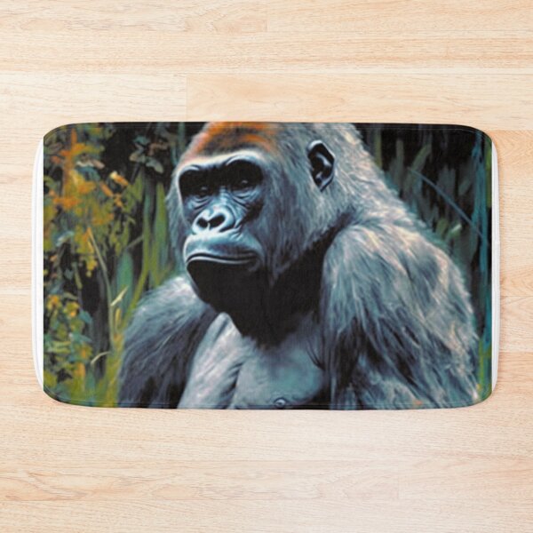 Item preview, Wildlife Artwork Abstract Art Eastern Lowlands Gorilla Animals Oil Painting A290 designed and sold by MPCFICTION.