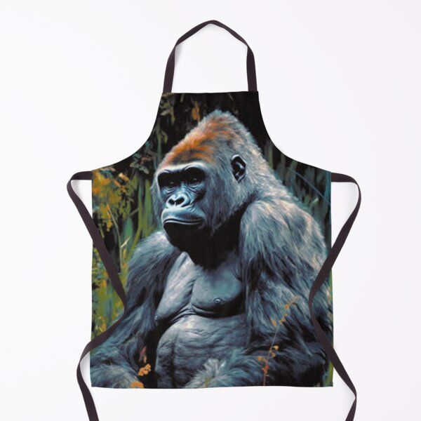 Item preview, Wildlife Artwork Abstract Art Eastern Lowlands Gorilla Animals Oil Painting A290 designed and sold by MPCFICTION.
