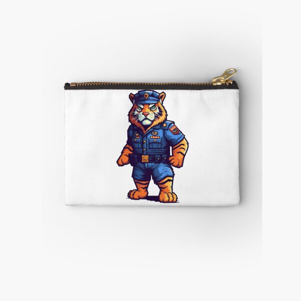 Item preview, police officer tiger designed and sold by javierparra.
