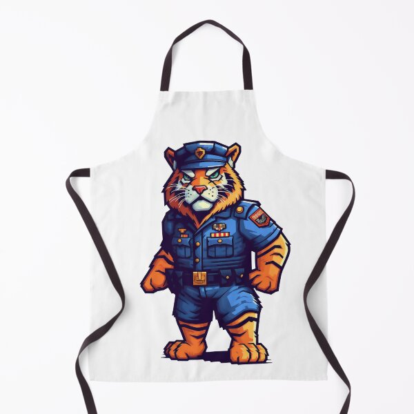Item preview, police officer tiger designed and sold by javierparra.