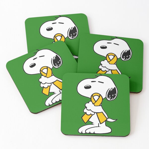 Item preview, Dog holding an awareness ribbon (yellow) designed and sold by CaitlynConnor.