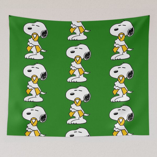 Item preview, Dog holding an awareness ribbon (yellow) designed and sold by CaitlynConnor.