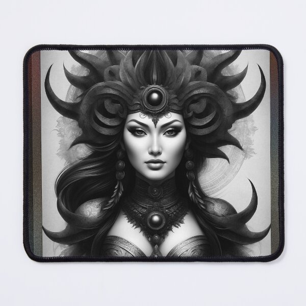 Item preview, The Majestic Eikenai Unai Enchanting AI Concept Art Portrait by Xzendor7 designed and sold by Xzendor7 Digital Art Creations.
