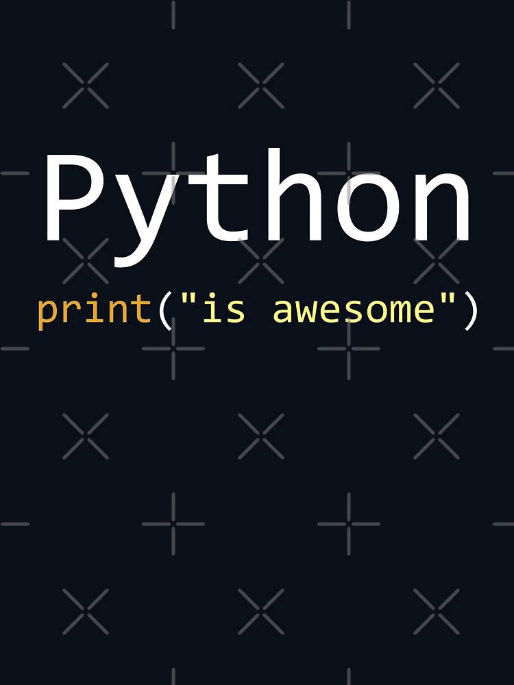 Thumbnail 6 of 6, Pullover Hoodie, Python is awesome - Computer Programming designed and sold by Programming Jokes.