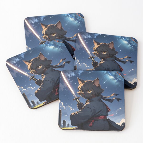 Item preview, Ninja cat night sky designed and sold by T2-jn.