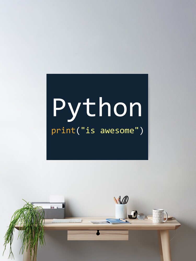 Thumbnail 2 von 3, Poster, Python ist großartig - Computerprogrammierung designt und verkauft von springforce.