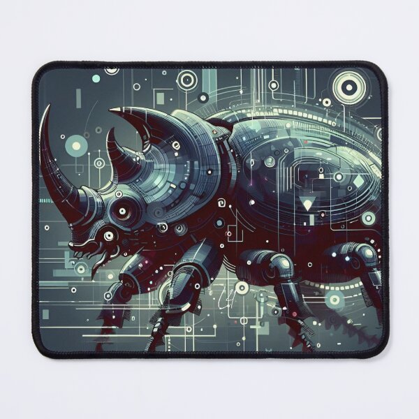 Item preview, Cyber rhinoceros beetle designed and sold by Lykaon Art.