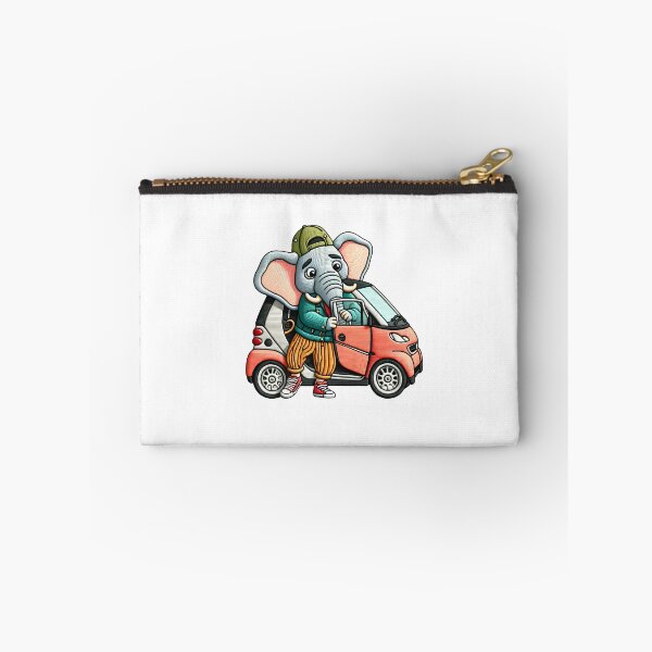 Item preview, Elephant Smart Car Embroidery Design - Urban Commute Art designed and sold by #Adulting Central.