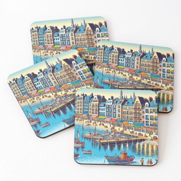 Item preview, Seaside Promenade in Bloom designed and sold by sarabelmont.