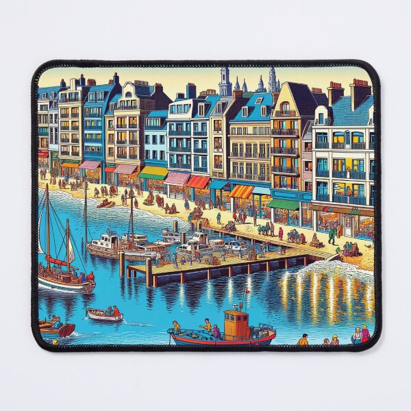 Item preview, Seaside Promenade in Bloom designed and sold by sarabelmont.