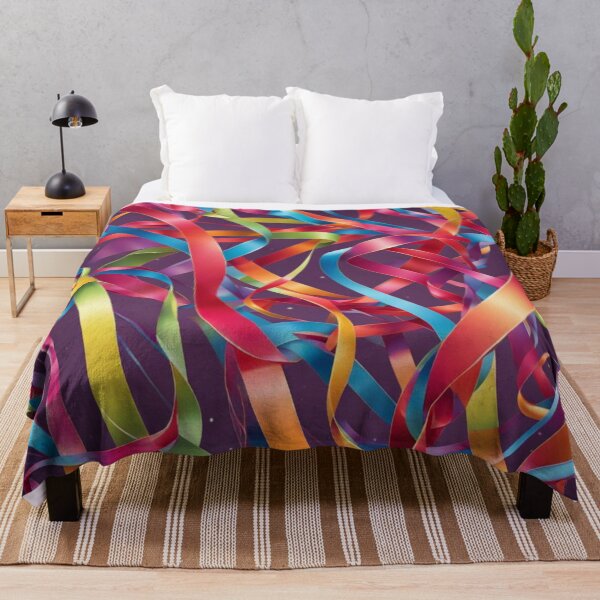 Item preview, Patrón de cintas de colores abstractos designed and sold by calibrit.