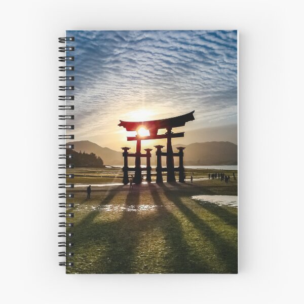 Item preview, Itsukushima The Great Torii Gate Shrine at Sunset  designed and sold by Wild Afterglow.