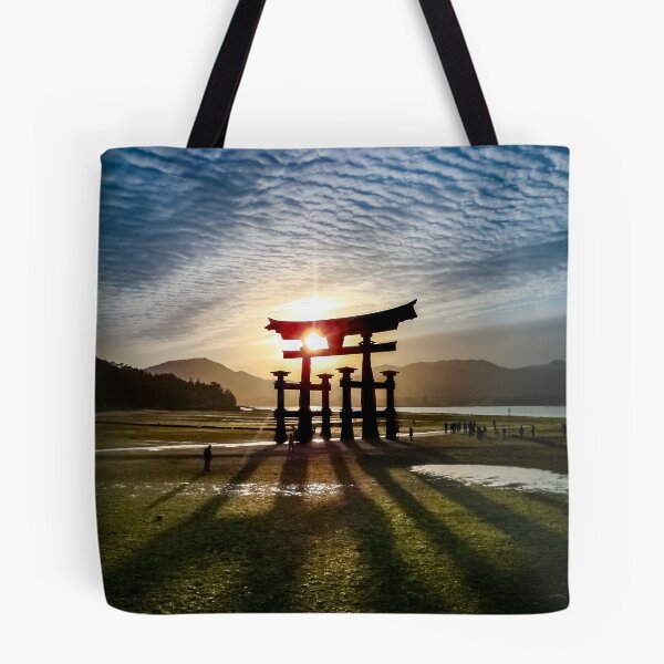Item preview, Itsukushima The Great Torii Gate Shrine at Sunset  designed and sold by Wild Afterglow.